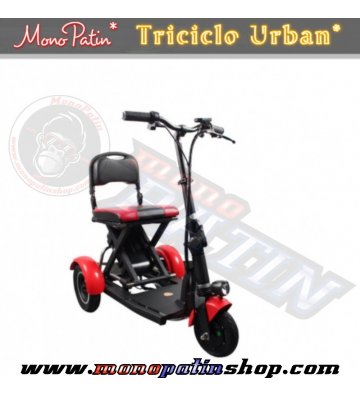 Triciclo-Scooter Eléctrico Plegable MonoPatin Movilidad Urban - 1