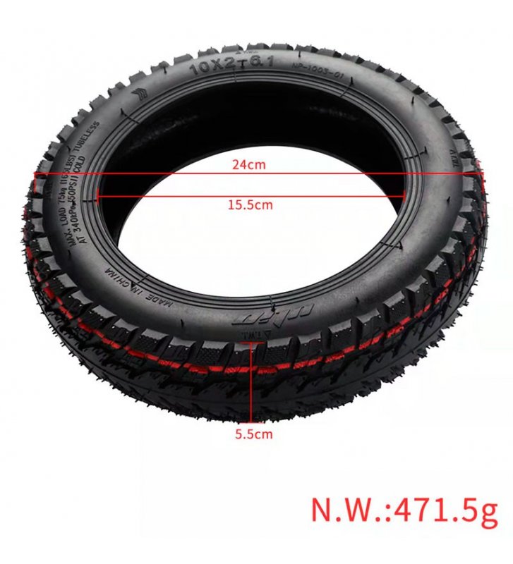 Neumático tubeless offroad 10×2 - 3