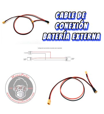Cable de conexión paralela para batería externa - 1